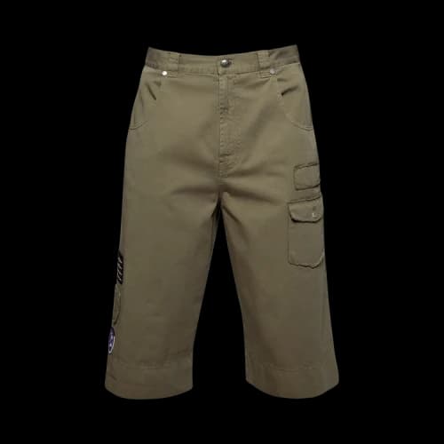 Palm Angels Military Patch Bermuda Shorts 'Army Green'
