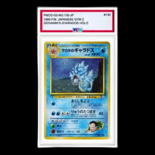 Pokemon Challenge from the Darkness [PMCG-G2 No.130] 'Giovanni's Gyarados R: Old Back'