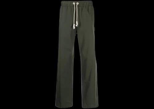 Palm Angels Exodus Side Stripe Track Pants Military Green
