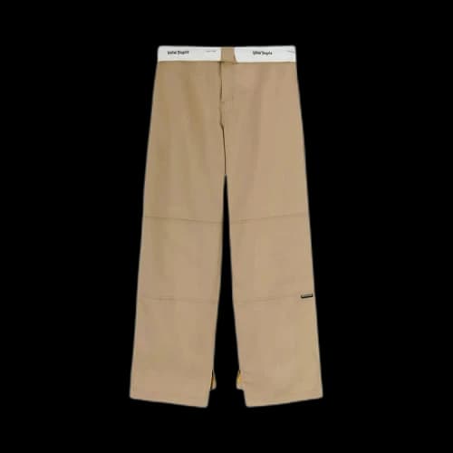 Palm Angels Reversed Waistband Chino Pant Beige