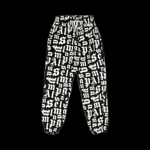 Palm Angels Monogram Sweatpants Black/White