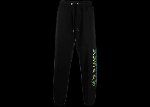 Palm Angels Logo Print Loose-fit Track Pants Black