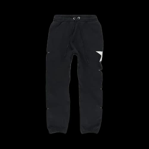 Palm Angels Patched Stars Vintage Sweatpants 'Black'