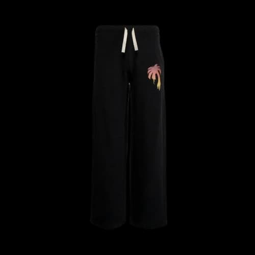 Palm Angels I Love PA Loose Sweatpants 'Black/Red'