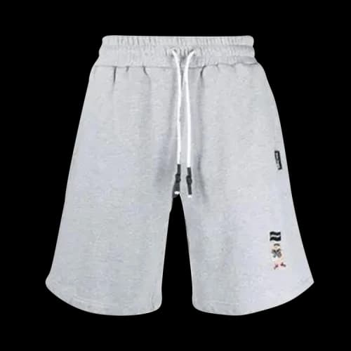 Palm Angels Pirate Bear Track Shorts 'Grey'