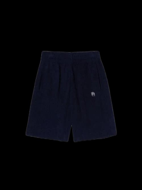 Palm Angels Terry Shorts Navy/White