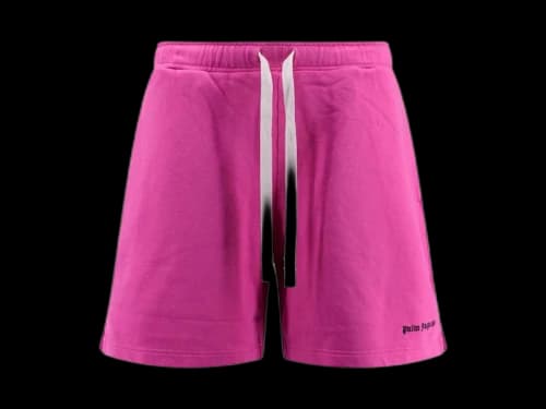 Palm Angels Embroidered Logo Sweatshort Pink