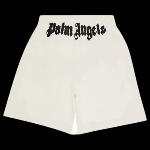Palm Angels Classic Logo Sweatshorts 'Off White/Black'