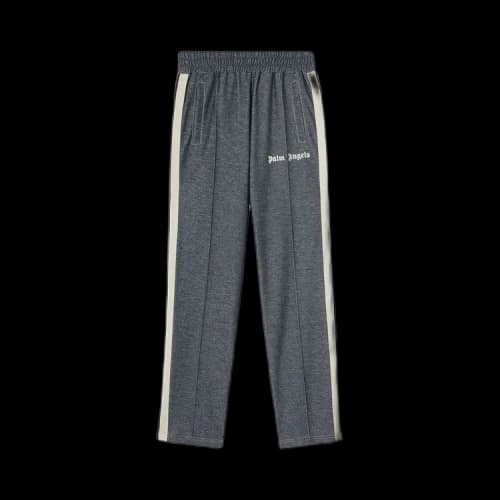Palm Angels Denim Effect Track Pants Blue/Off White