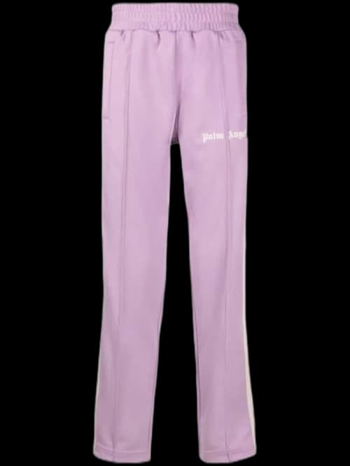 Palm Angels Track Pants Lilac/Off-White