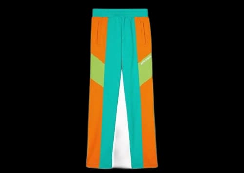 Palm Angels V Colorblock Trackpants Green