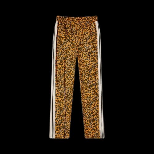 Palm Angels Cheetah Track Pants 'Orange/Black'