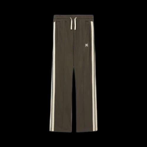 Palm Angels Monogram Piquet Track Pants 'Brown/Off White'