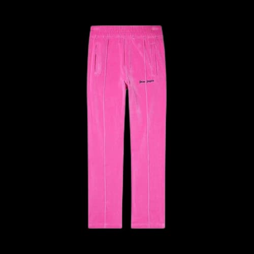 Palm Angels Velvet Track Pants Pink
