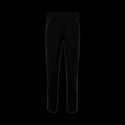 Palm Angels Monogram Stud Track Pants 'Black/Silver'