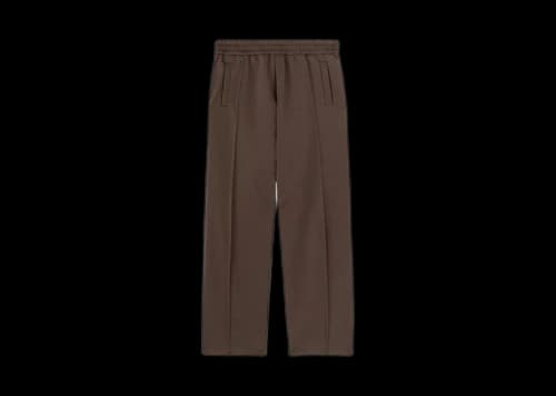 Palm Angels Curved Logo Track Pants Brown
