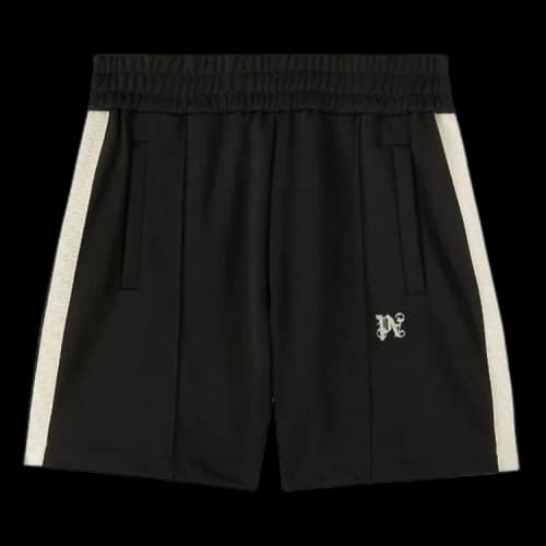 Palm Angels Monogram Track Shorts Black Butter
