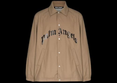 Palm Angels x Browns 50 Bear Shirt Jacket Beige
