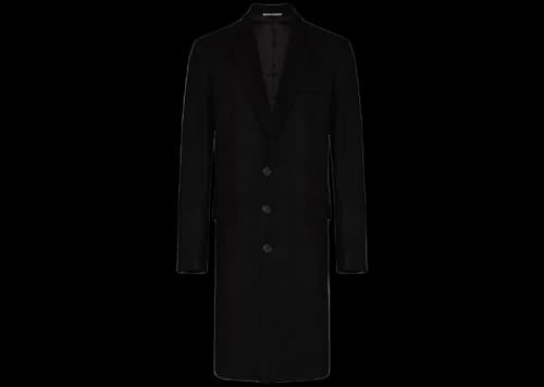 Palm Angels x Browns 50 Bear Wool Coat Black