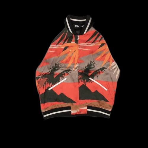 Palm Angels Hawaiian Bomber Jacket Multicolor