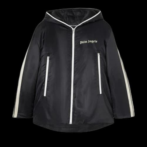Palm Angels Padded Track Jacket Black/White