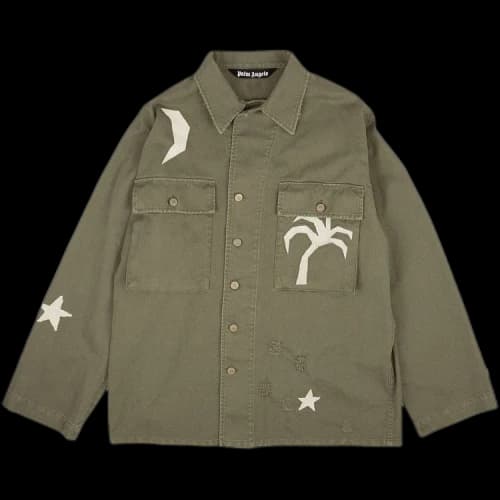 Palm Angels Night Sky Military Jacket 'Green'