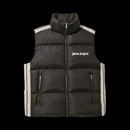 Moncler x Palm Angels Rodman Puffer Vest Black/White