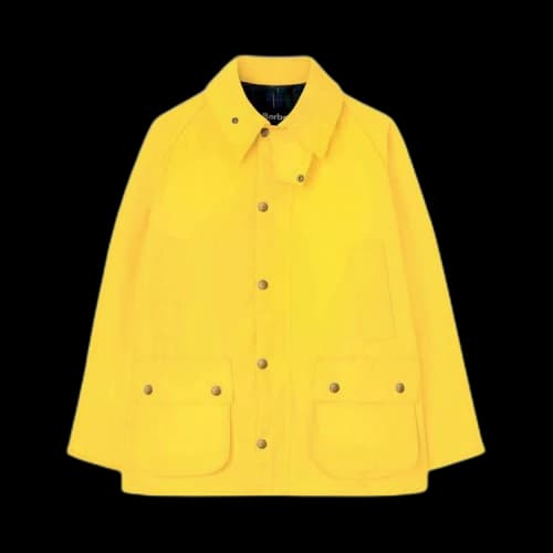 Palm Angels x Barbour Bedale Wax Jacket 'Yellow/Black'