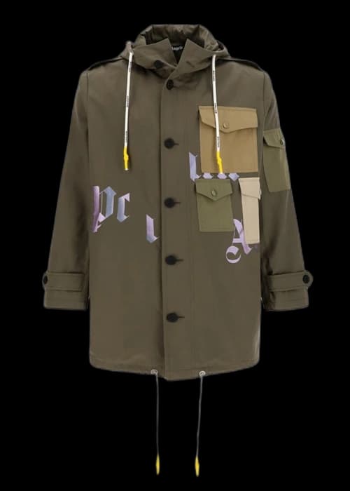 Palm Angels Military Parka Green