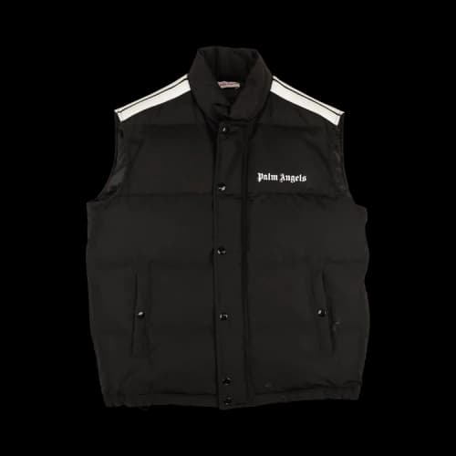 Palm Angels Logo Puffer Vest 'Black'