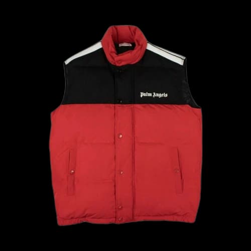 Palm Angels Down Padded Vest 'Red'