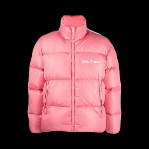 Palm Angels Classic Track Down Jacket 'Pink/White'