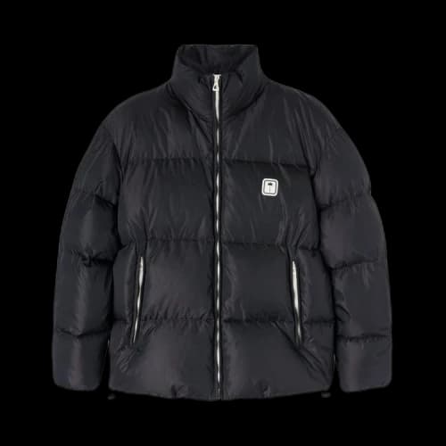 Palm Angels PXP Patch PA Logo Print Jacket Black/White