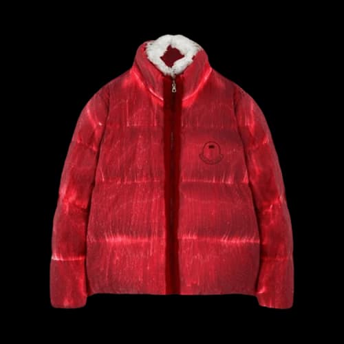Palm Angels Moncler Maya Down Jacket Red