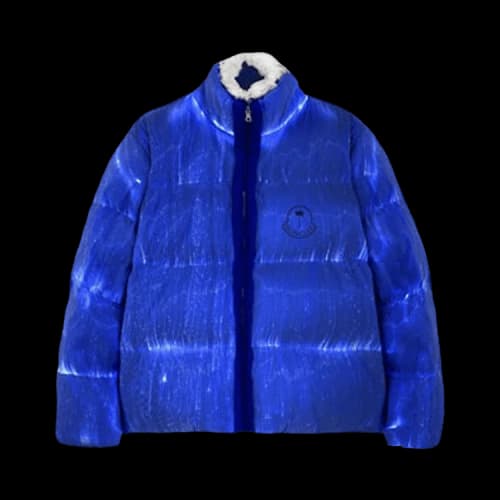 Palm Angels Moncler Maya Down Jacket Navy Blue