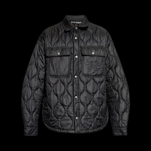Palm Angels Classic Logo Overshirt 'Black'