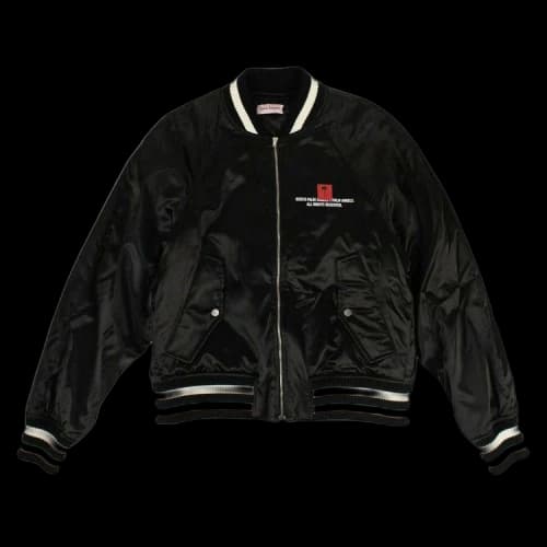 Palm Angels Palm x Palm Logo Varsity Jacket 'Black'