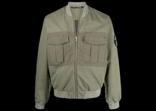 Palm Angels Military Wings Bomber Jacket Military Green