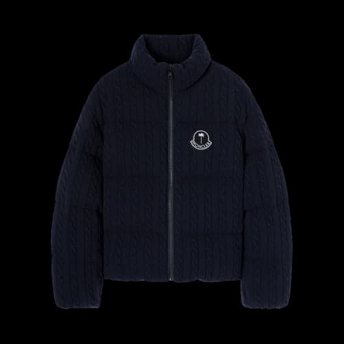 Moncler x Palm Angels Austru Down Jacket Navy Blue
