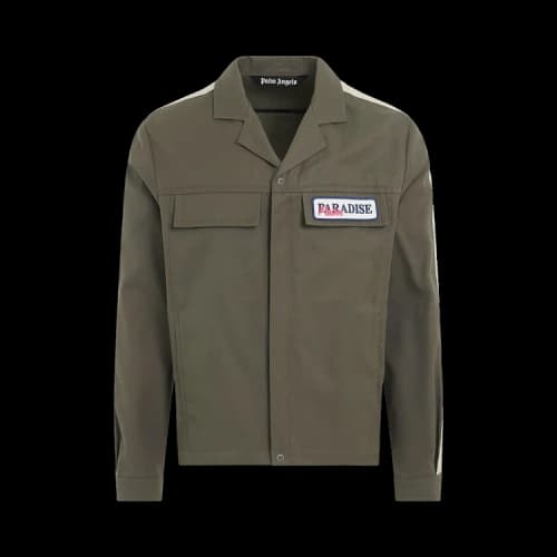Palm Angels Paradise Coach Jacket 'Military'