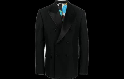 Palm Angels Starry Night Smoking Blazer Black