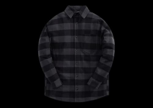 Palm Angels Classic Logo Overshirt Black/Grey/White