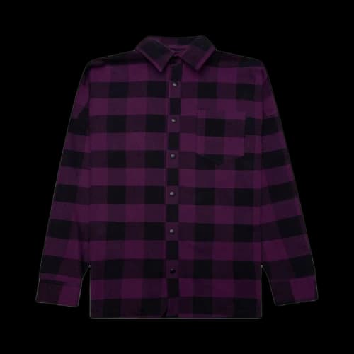 Palm Angels Logo Overshirt Purple