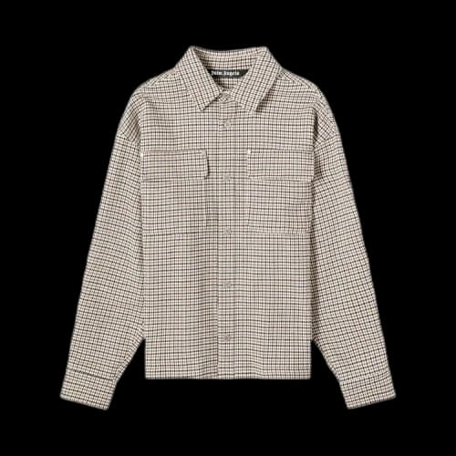Palm Angels Check Back Logo Overshirt 'Multicolor'