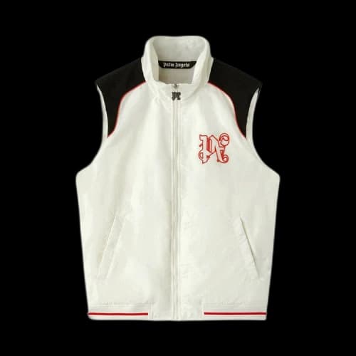Palm Angels x Haas MoneyGram Racing Paddock Vest 'White/Red/Black'