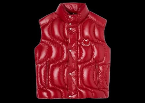 Moncler x Palm Angels Gwenyth Down Vest Red/Red