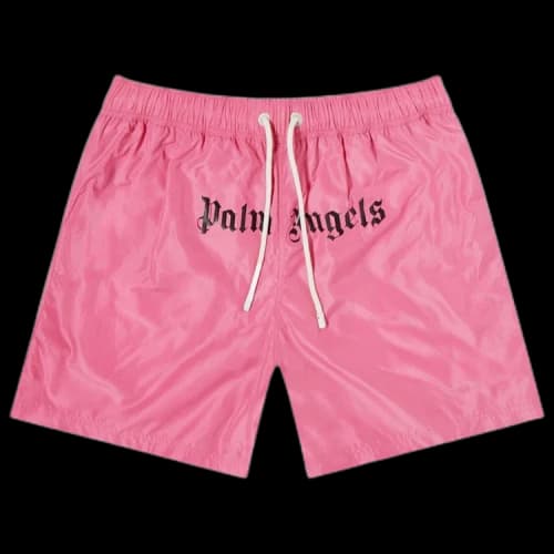 Palm Angels Classic Logo Swimshorts 'Fuchsia/Black'
