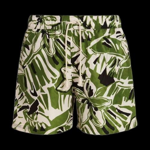 Palm Angels Floral Print Drawstring Swim Shorts 'Green/White'