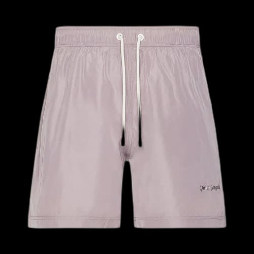 Palm Angels Classic Logo Swim Shorts 'Lilac'
