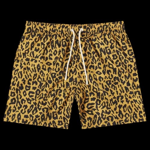 Palm Angels Cheetah Swim Short Orange